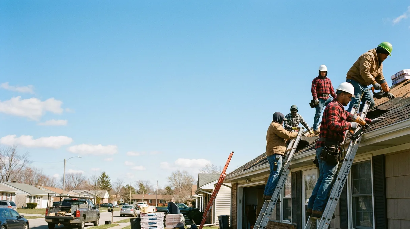 Roofing in State Line, IN near me